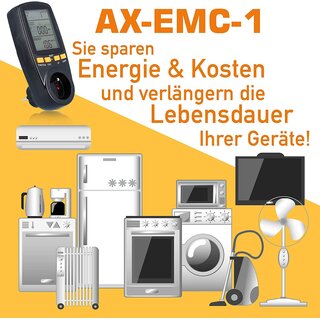 AX EMC-1 Strommessgert Steckdose