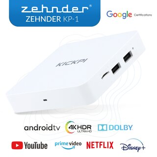 Zehnder KP-1, IPTV BOX, 4K UHD, Android 11