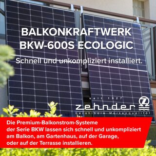 Zehnder BKW 600S ECOLOGIC