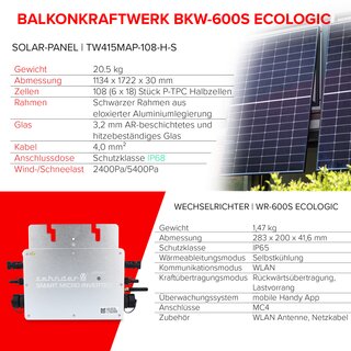 Zehnder BKW 600S ECOLOGIC